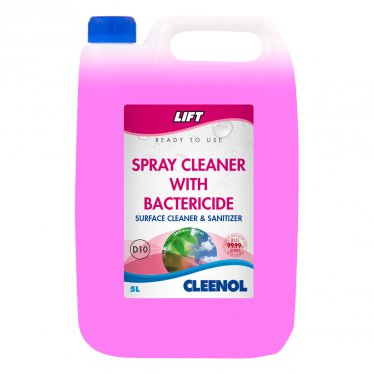 CLEENOL LIFT SPRAY CLEANER WITH BACTERICIDE 5 LTR