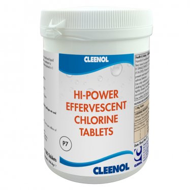 CLEENOL HIGH POWER EFFERVESCENT CHLORINE TABLETS X 200